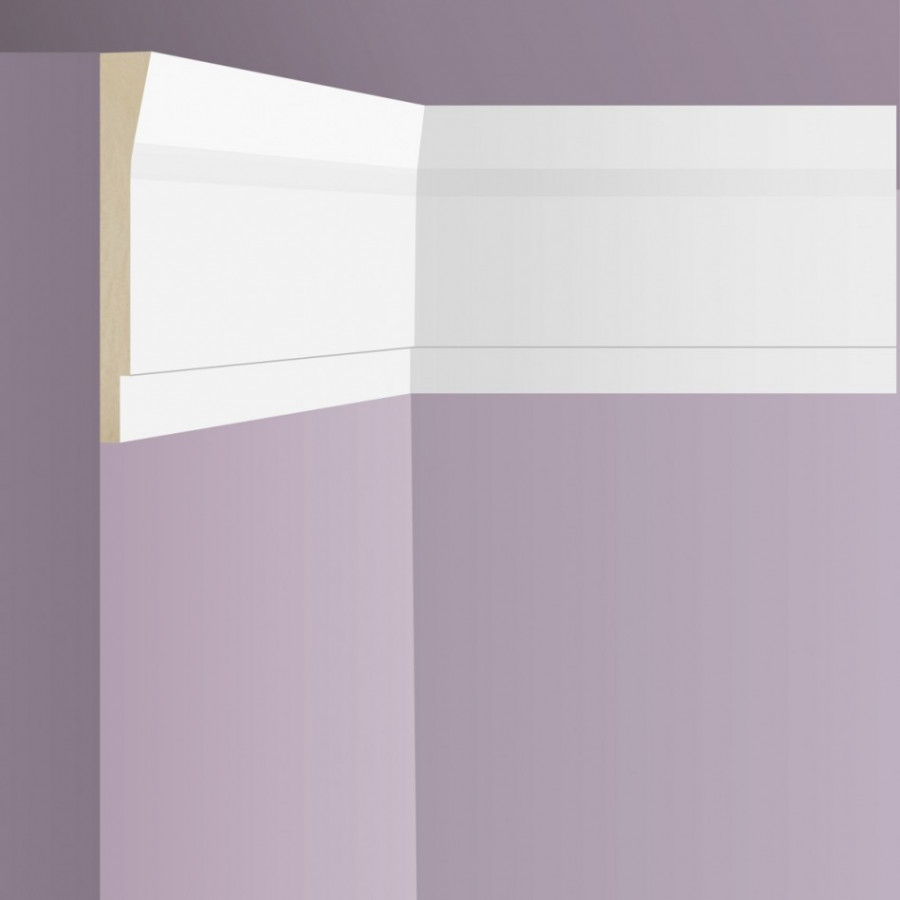 Плинтус ЛДФ под покраску Ultrawood Base 009 i Плинтус ЛДФ под покраску Ultrawood Base 009 i