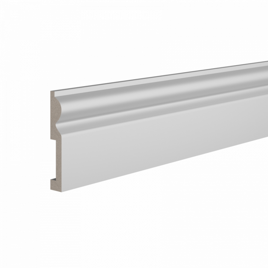 Плинтус ЛДФ под покраску Ultrawood Base 018 Плинтус ЛДФ под покраску Ultrawood Base 018