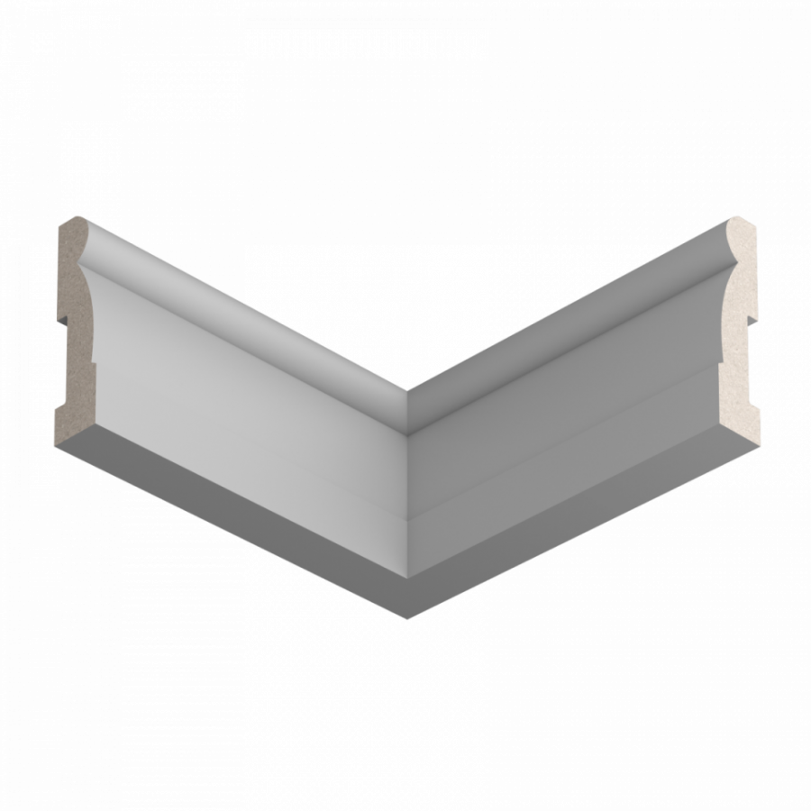 Плинтус ЛДФ под покраску Ultrawood Base 020 Плинтус ЛДФ под покраску Ultrawood Base 020