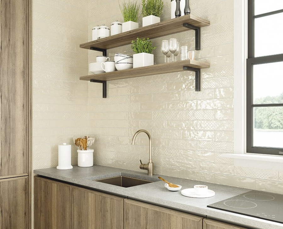 Настенная плитка El Barco MUSIC BONE (12 видов рельефов) 7.5*30