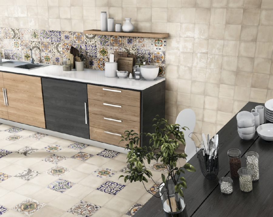 Керамическая плитка MAIOLICA BIANCO 20Х20