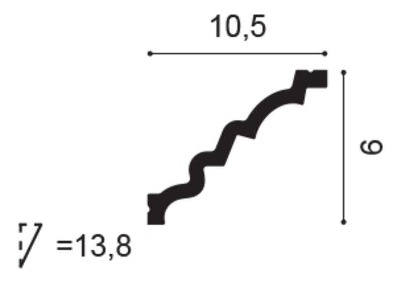 Карниз гибкий Orac Decor C326F