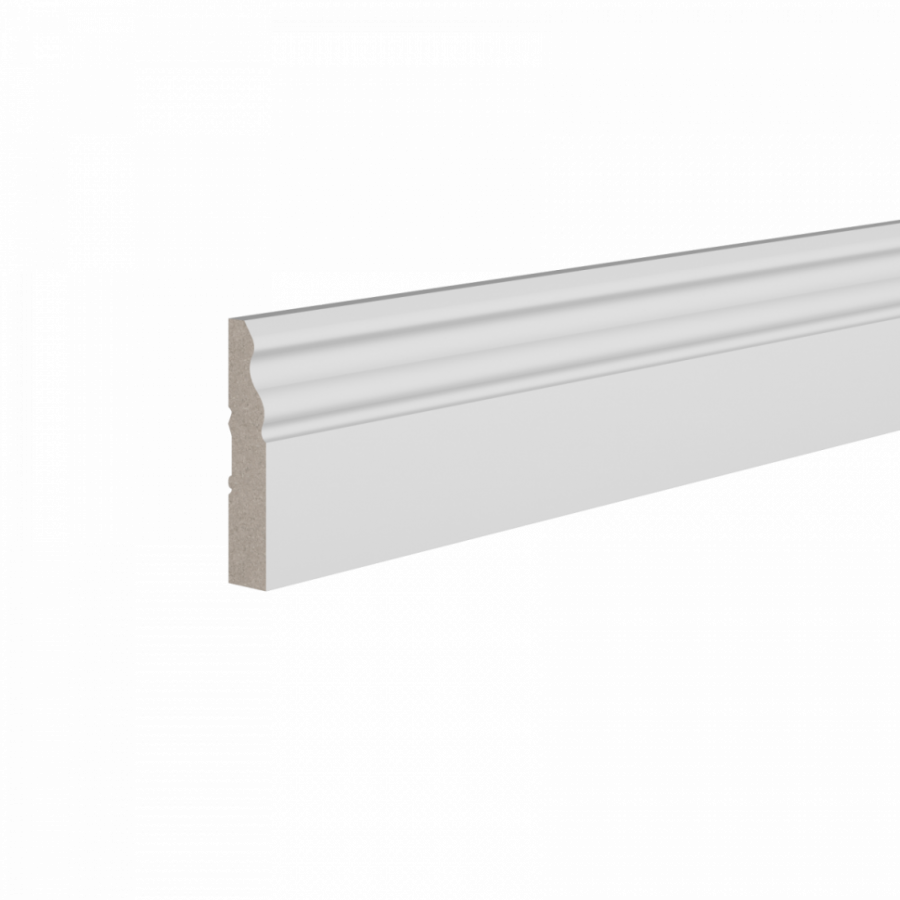 Плинтус ЛДФ под покраску Ultrawood Base 021 Плинтус ЛДФ под покраску Ultrawood Base 021
