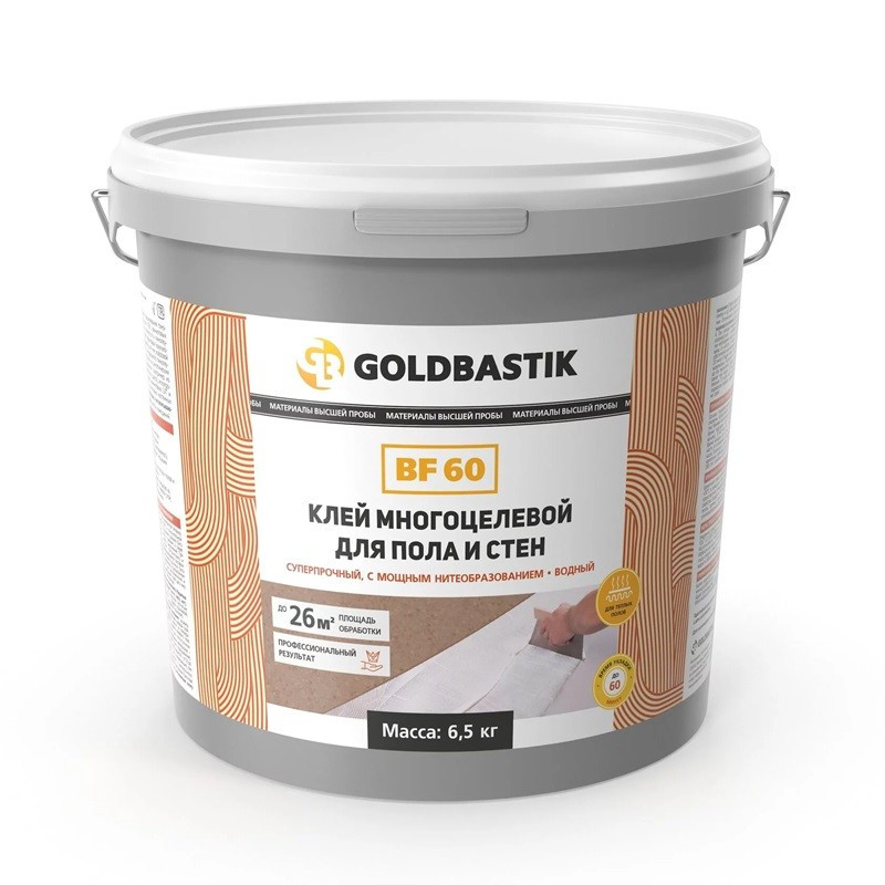 Клей Goldbastik BF 60 многоцелевой для пола и стен Клей Goldbastik BF 60 многоцелевой для пола и стен