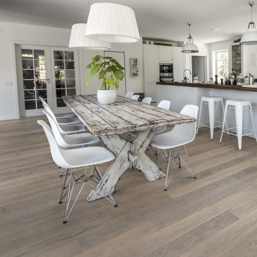 Паркетная доска AlixFloor Дуб Серый Перламутровый ALX1035 Паркетная доска AlixFloor Дуб Серый Перламутровый ALX1035