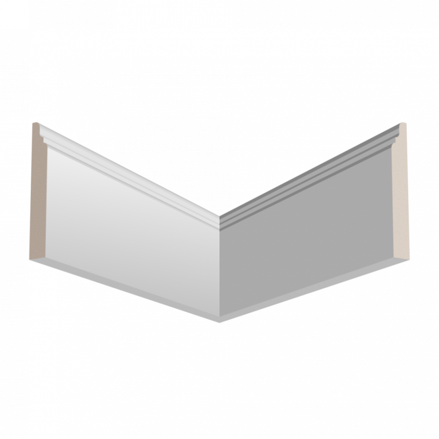 Плинтус ЛДФ под покраску Ultrawood Base 024 i Плинтус ЛДФ под покраску Ultrawood Base 024 i
