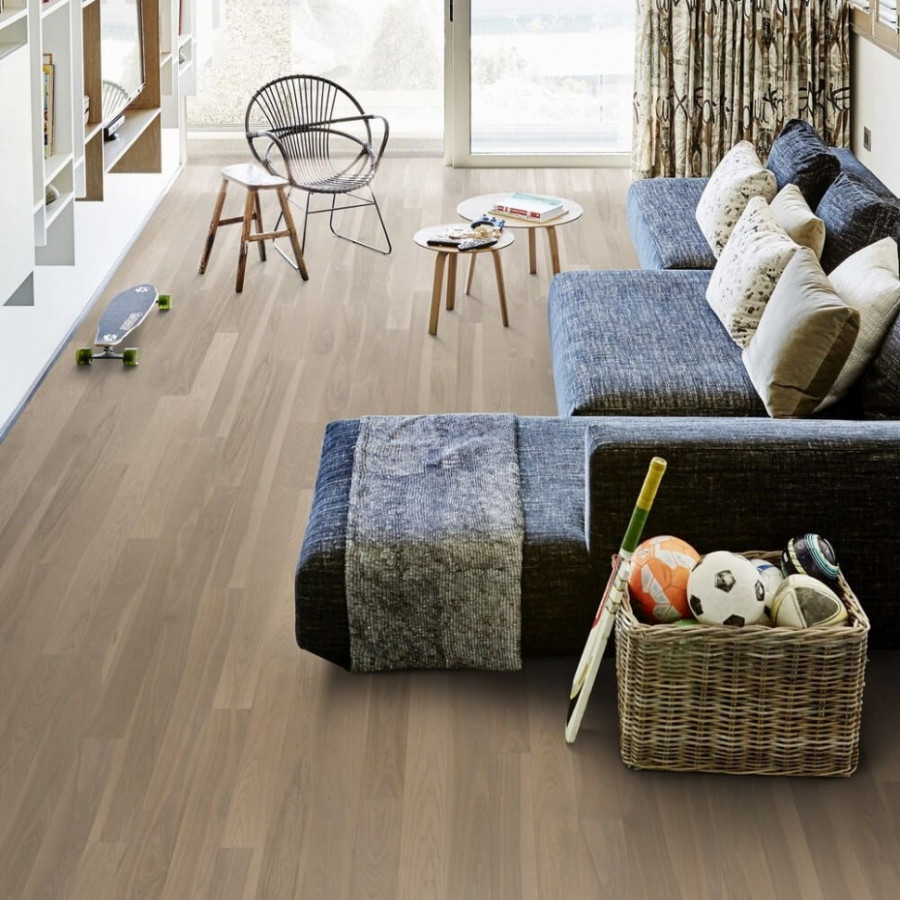 Паркетная доска AlixFloor Ясень Серый Тонированный ALX1037 Паркетная доска AlixFloor Ясень Серый Тонированный ALX1037