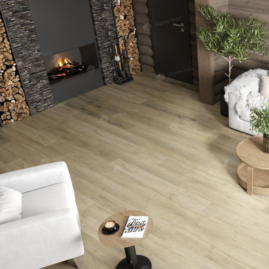 SPC ламинат Alpine Floor Premium XL Дуб Сливочный ECO 7-19 SPC ламинат Alpine Floor Premium XL Дуб Сливочный ECO 7-19