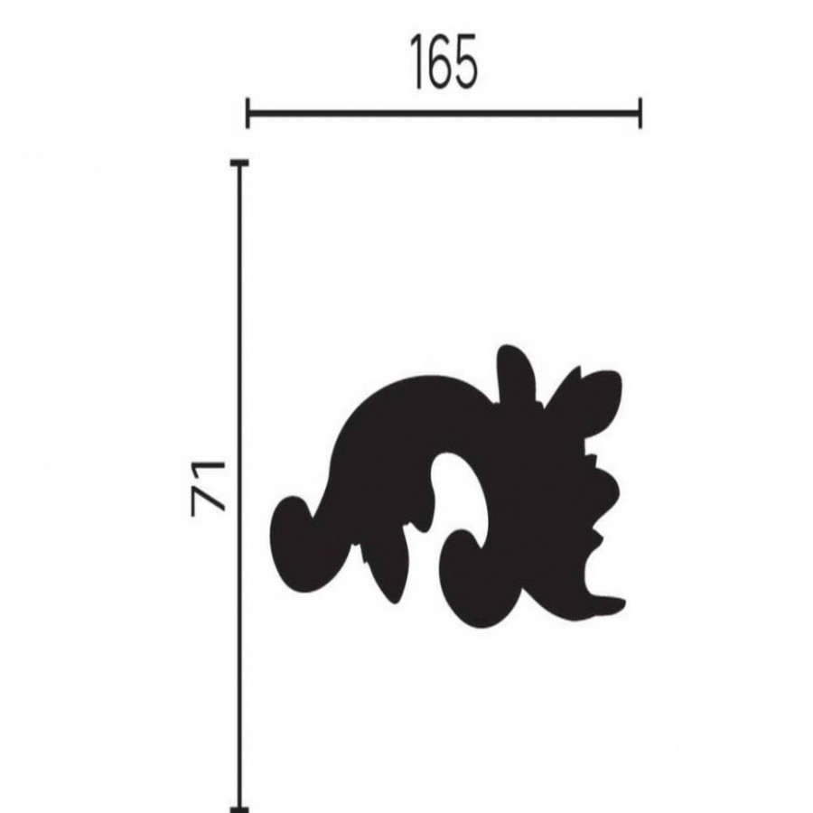 Декоративный элемент Decor Dizayn H1-DD301 LR