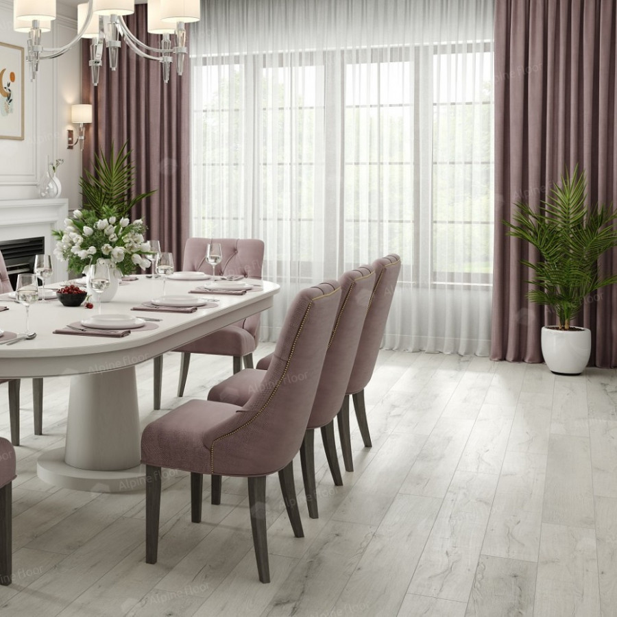 SPC ламинат Alpine Floor Premium XL Дуб Слоновая кость ECO 7-17 SPC ламинат Alpine Floor Premium XL Дуб Слоновая кость ECO 7-17