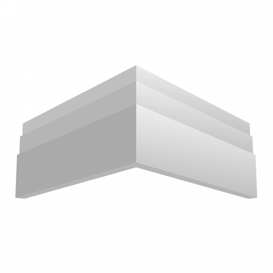 Плинтус ЛДФ под покраску Ultrawood Base 1216 i Плинтус ЛДФ под покраску Ultrawood Base 1216 i