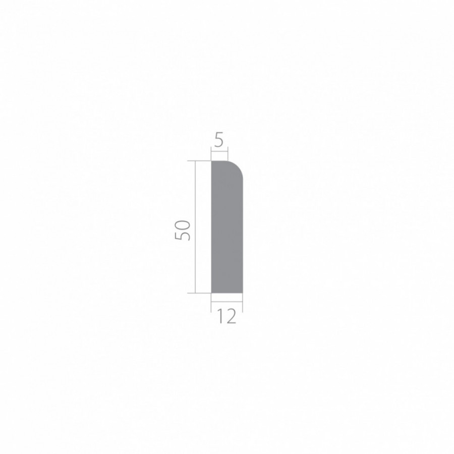 Плинтус ЛДФ под покраску Ultrawood Base 5012 Плинтус ЛДФ под покраску Ultrawood Base 5012