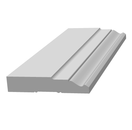 Плинтус ЛДФ под покраску Ultrawood Base 5032 i Плинтус ЛДФ под покраску Ultrawood Base 5032 i