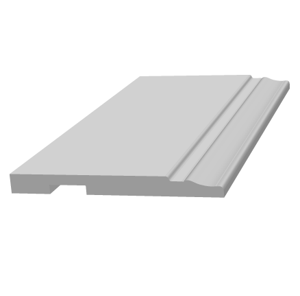 Плинтус ЛДФ под покраску Ultrawood Base 5214 i Плинтус ЛДФ под покраску Ultrawood Base 5214 i