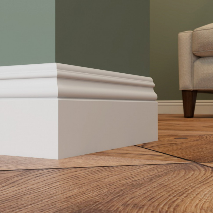 Плинтус ЛДФ под покраску Ultrawood Base 5271 i Плинтус ЛДФ под покраску Ultrawood Base 5271 i