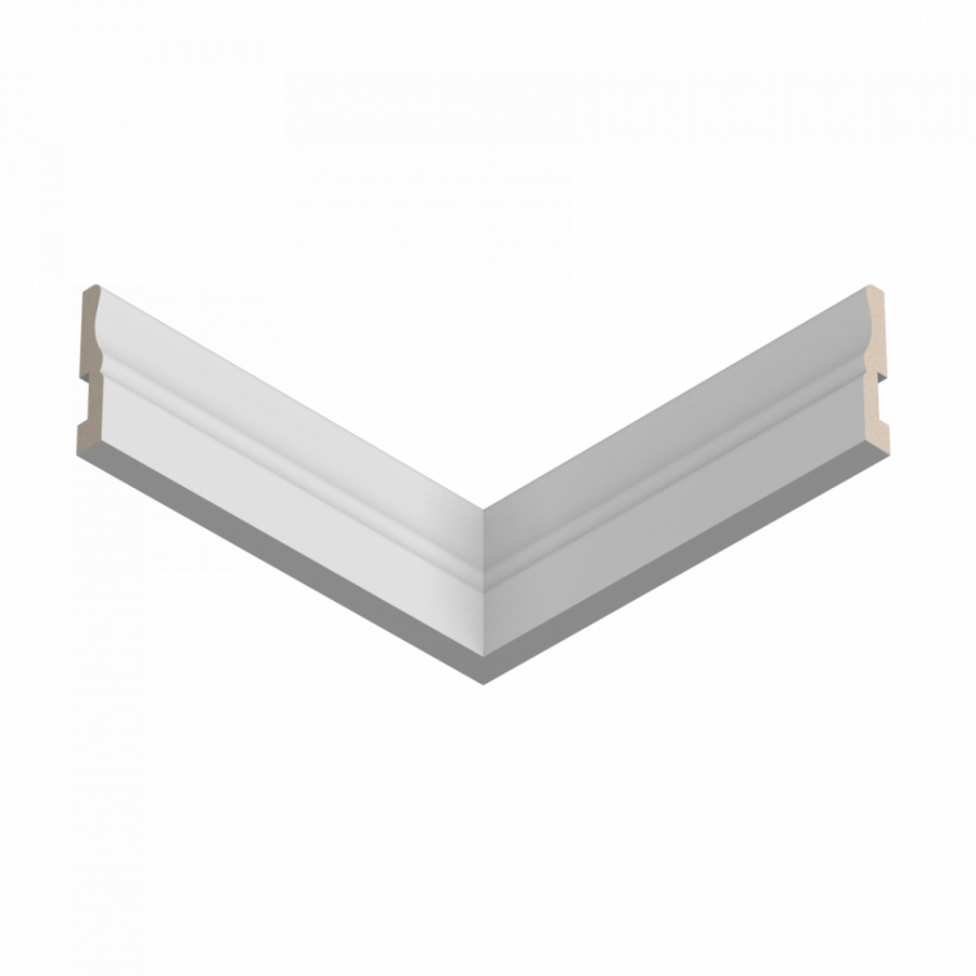 Плинтус ЛДФ под покраску Ultrawood Base 5340 Плинтус ЛДФ под покраску Ultrawood Base 5340