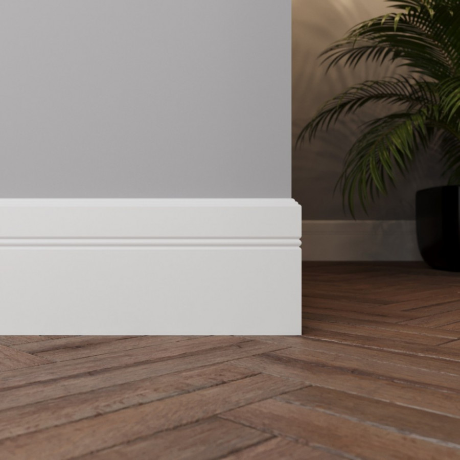 Плинтус ЛДФ под покраску Ultrawood Base 5381 i Плинтус ЛДФ под покраску Ultrawood Base 5381 i