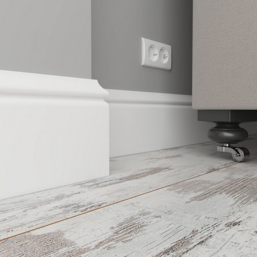 Плинтус ЛДФ под покраску Ultrawood Base 5500 i Плинтус ЛДФ под покраску Ultrawood Base 5500 i