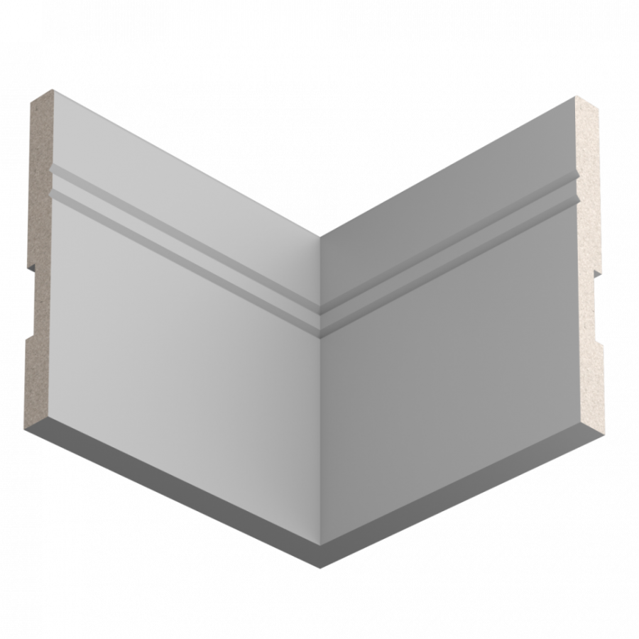 Плинтус ЛДФ под покраску Ultrawood Base 5901 i Плинтус ЛДФ под покраску Ultrawood Base 5901 i