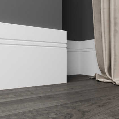 Плинтус ЛДФ под покраску Ultrawood Base 5902 i