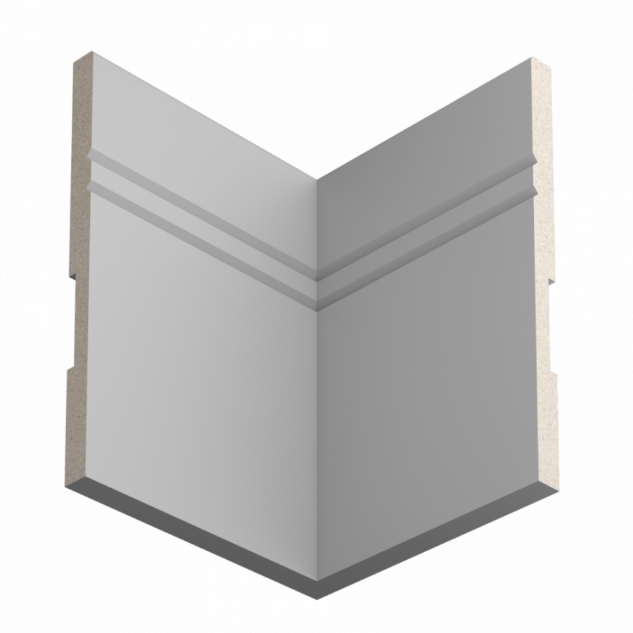 Плинтус ЛДФ под покраску Ultrawood Base 5902 i Плинтус ЛДФ под покраску Ultrawood Base 5902 i