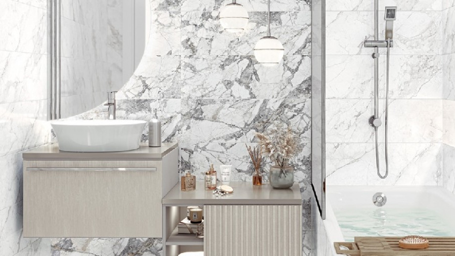 Плитка настенная Delacora Faenza Light WT15FAE00R 246x740