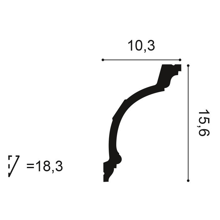 Карниз Orac Decor C217