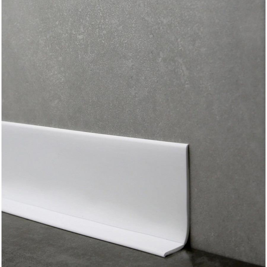 Гибкий самоклеящийся плинтус ПВХ белый Гибкий самоклеящийся плинтус ПВХ белый