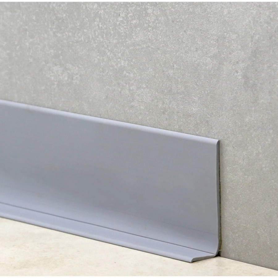 Гибкий самоклеящийся плинтус ПВХ серый Гибкий самоклеящийся плинтус ПВХ серый