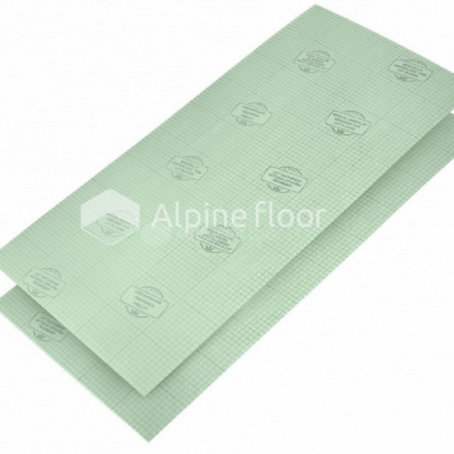 Подложка Alpine Floor GREEN 1,5мм листовая
