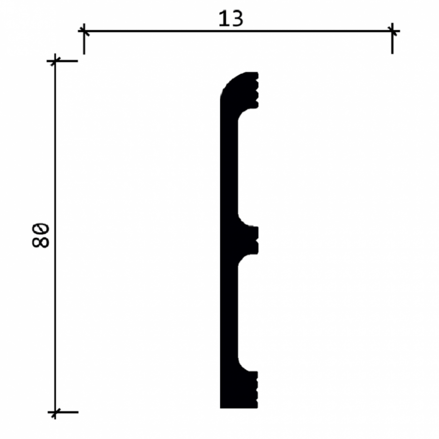 Плинтус напольный Decor Dizayn 706-115