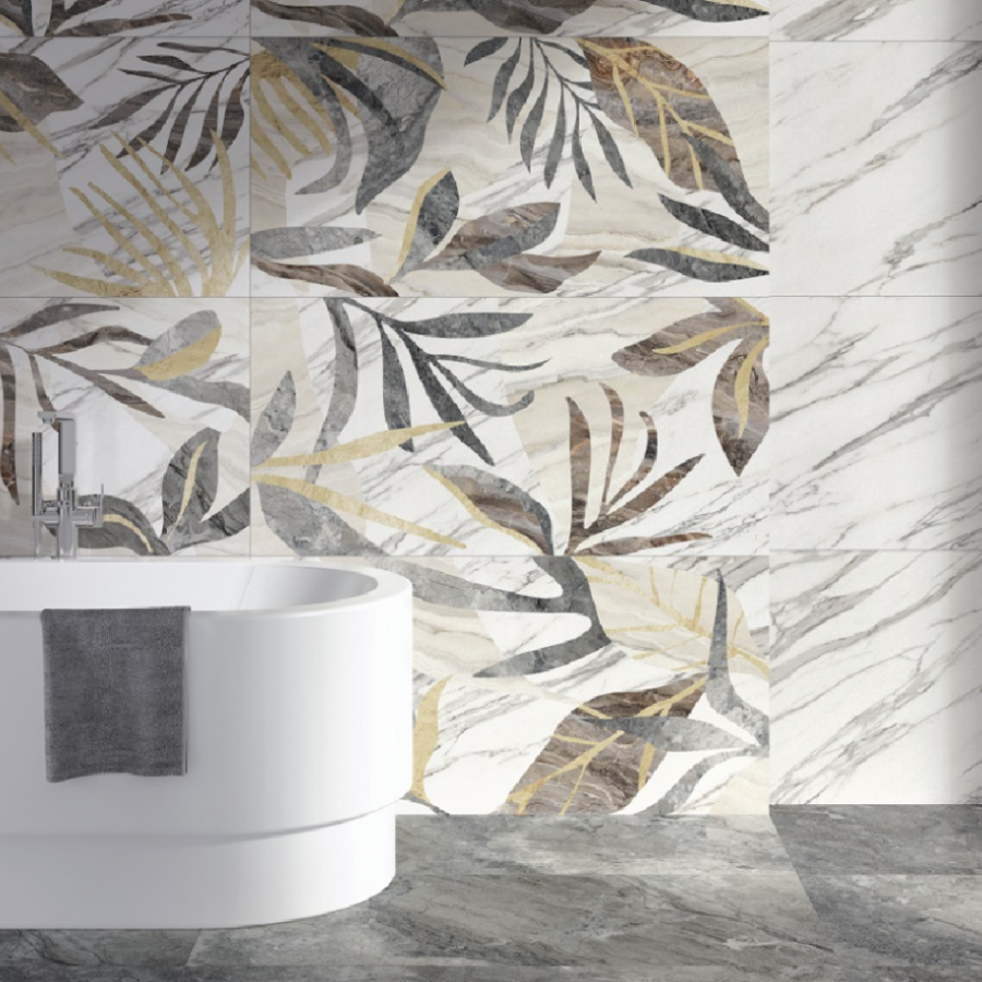 Керамогранит MARBLESET ДЕКОР "ДЖАНГЛ МИКС" 7ЛПР R9 (9ММ) 60X120