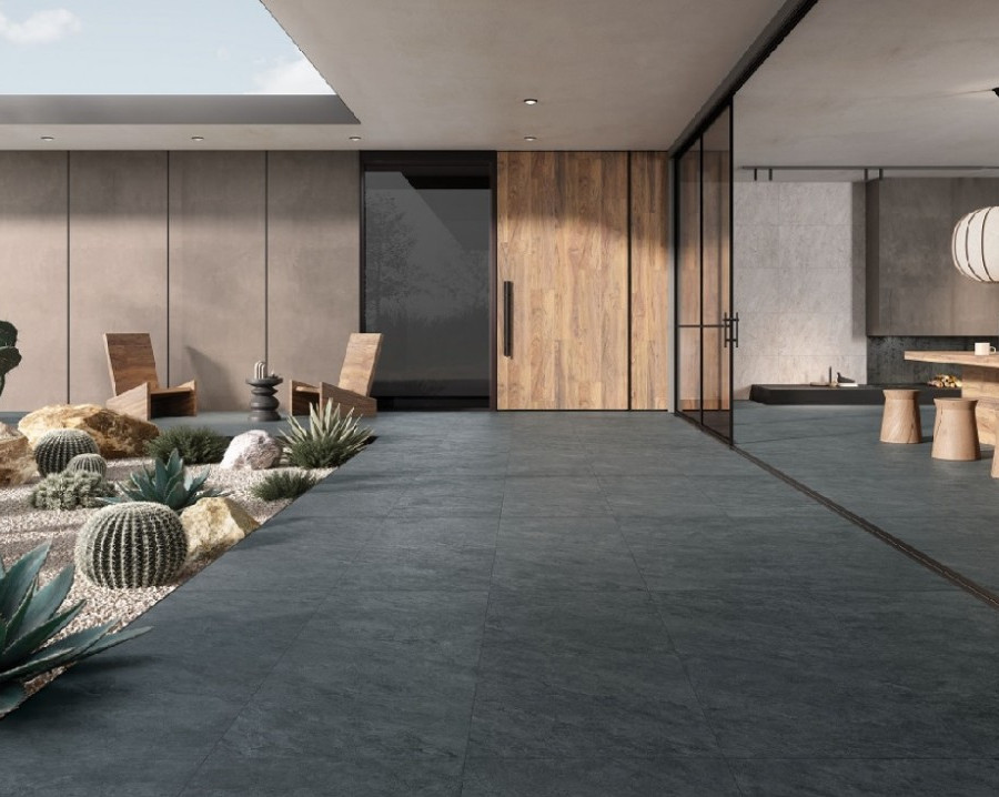 Керамогранит Vitra Антрацит Матовый R10B 7Рек 60x120