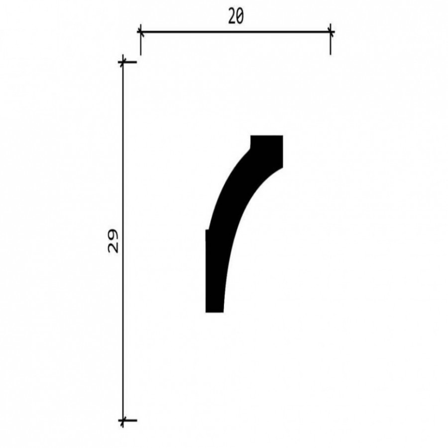 Карниз Decor Dizayn DD36