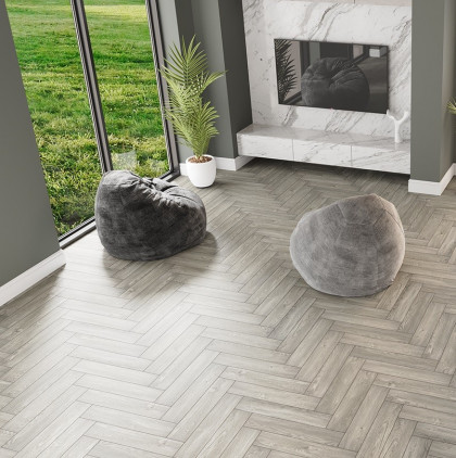 Кварц-виниловая плитка Alpine Floor Parquet Light Дуб Арктик ECO 13-4