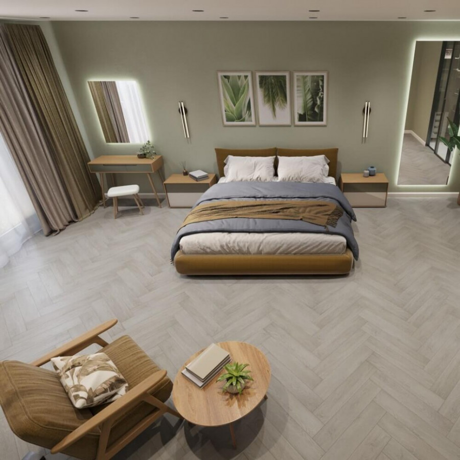 SPC ламинат Steinholz Herringbone STH035H Траун SPC ламинат Steinholz Herringbone STH035H Траун