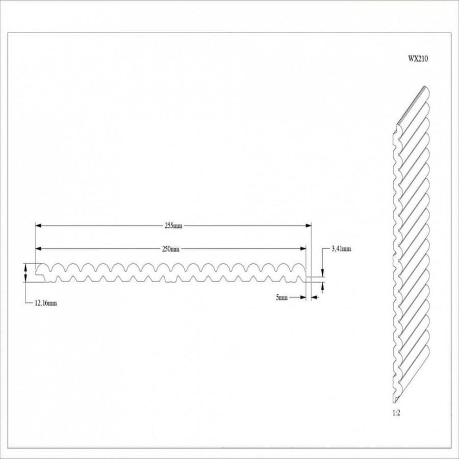 Стеновая панель Orac Decor WX210-2600 Reed Стеновая панель Orac Decor WX210-2600 Reed