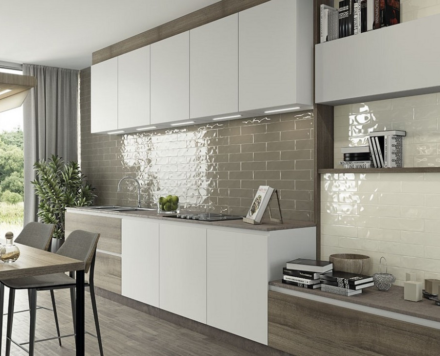 Настенная плитка El Barco ACUARELA NEUTRO 7.5*30