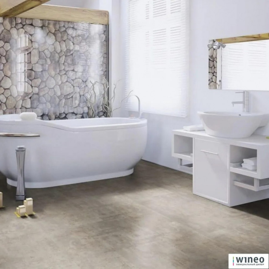 Биопол Wineo Purline Бетон Гладкий PL101C Биопол Wineo Purline Бетон Гладкий PL101C