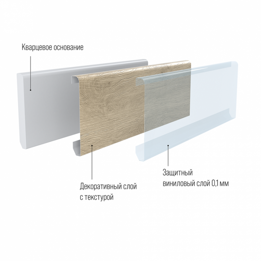 Плинтус Alpine Floor Grand Sequoia Клауд ECO 11-15