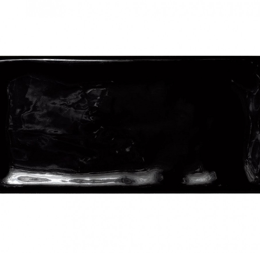 Настенная плитка El Barco Alfaro Negro Brillo 7.5*15