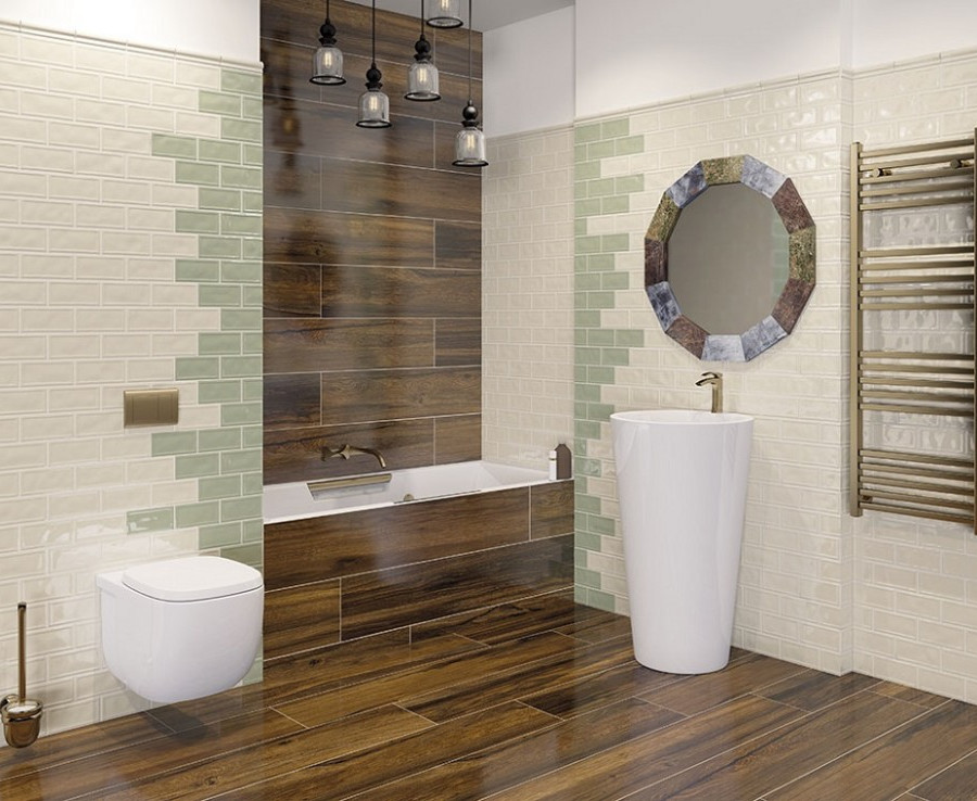 Настенная плитка El Barco Alfaro Sage Brillo 7.5*15