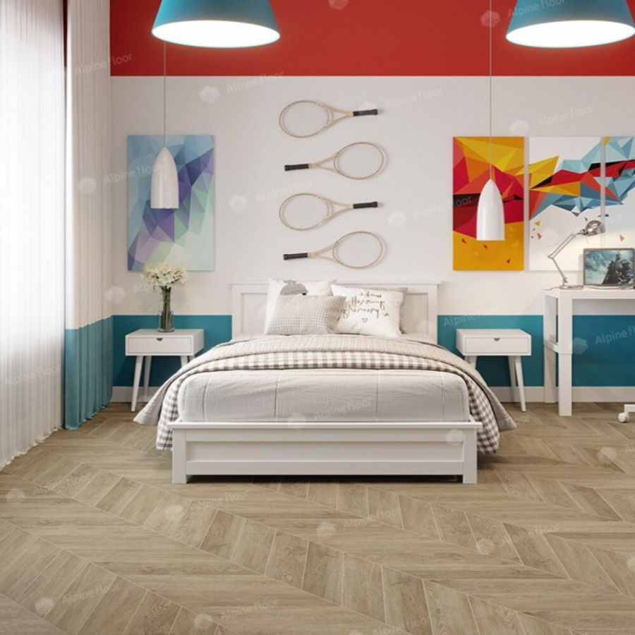 SPC Ламинат Alpine Floor Chevron Дуб Ваниль Селект ECO 18-2 Французская елка SPC Ламинат Alpine Floor Chevron Дуб Ваниль Селект ECO 18-2 Французская елка