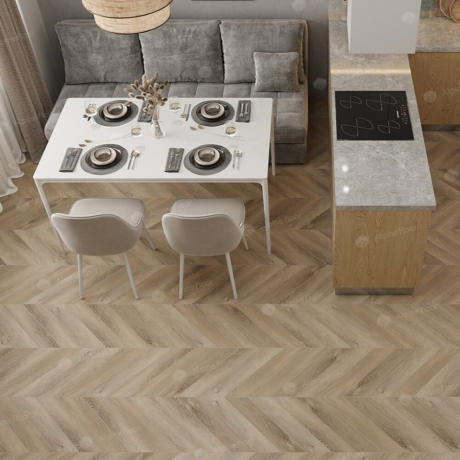 SPC Ламинат Alpine Floor Chevron Дуб Синистра ECO 18-6 Французская елка SPC Ламинат Alpine Floor Chevron Дуб Синистра ECO 18-6 Французская елка