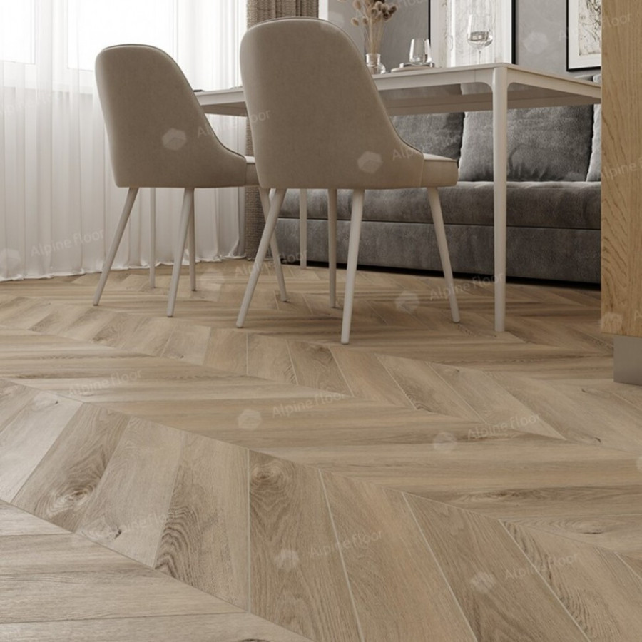 SPC Ламинат Alpine Floor Chevron Дуб Синистра ECO 18-6 Французская елка SPC Ламинат Alpine Floor Chevron Дуб Синистра ECO 18-6 Французская елка