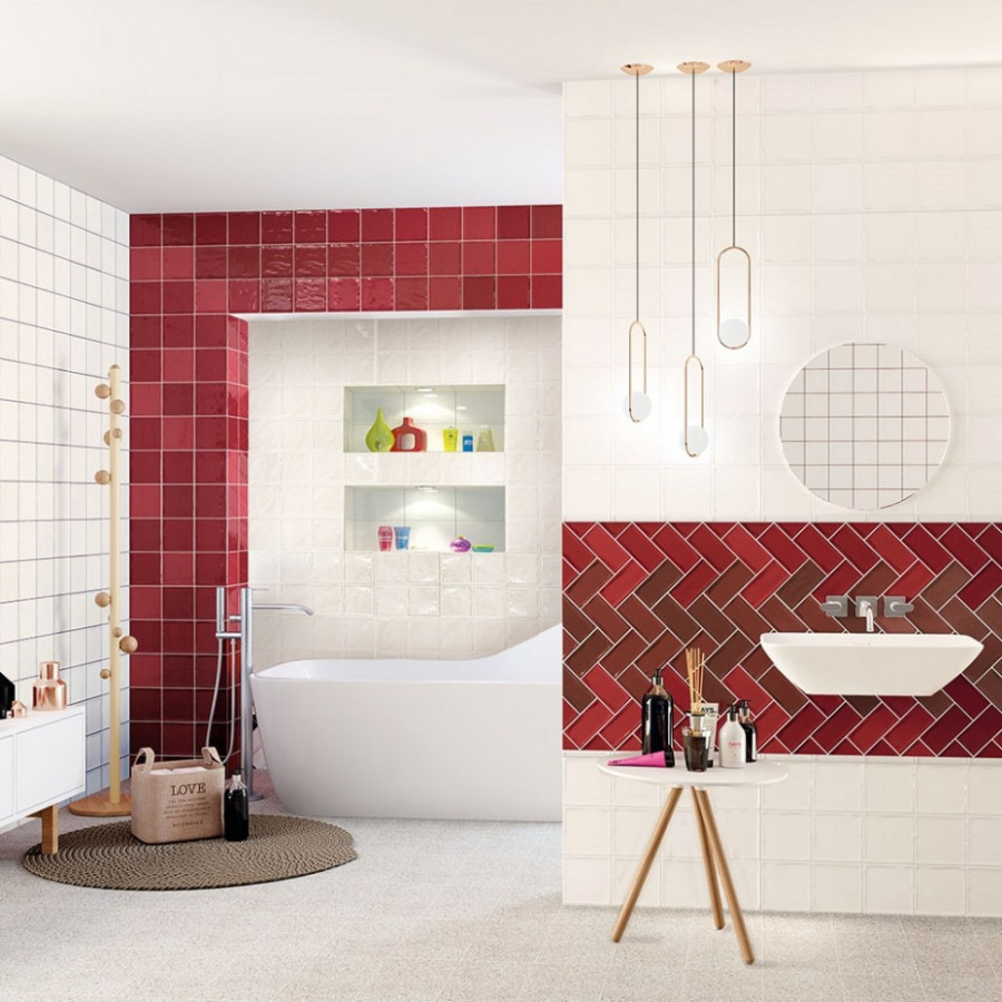 Настенная плитка El Barco CHIC CARMIN 15*15