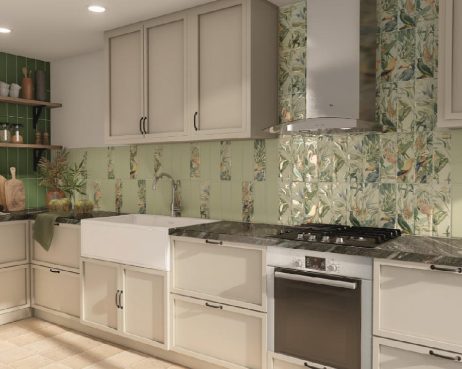 Настенная плитка JUNGLE MINT 10Х30