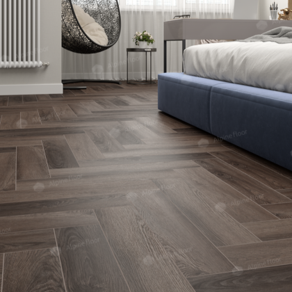 Кварц-виниловая плитка Alpine Floor Parquet Light Дуб Фафнир ECO 13-16