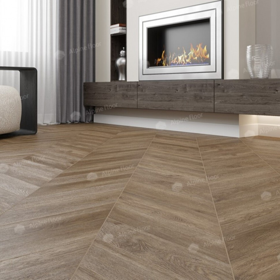 SPC Ламинат Alpine Floor Chevron Макадамия ECO 18-5 Французская елка SPC Ламинат Alpine Floor Chevron Макадамия ECO 18-5 Французская елка