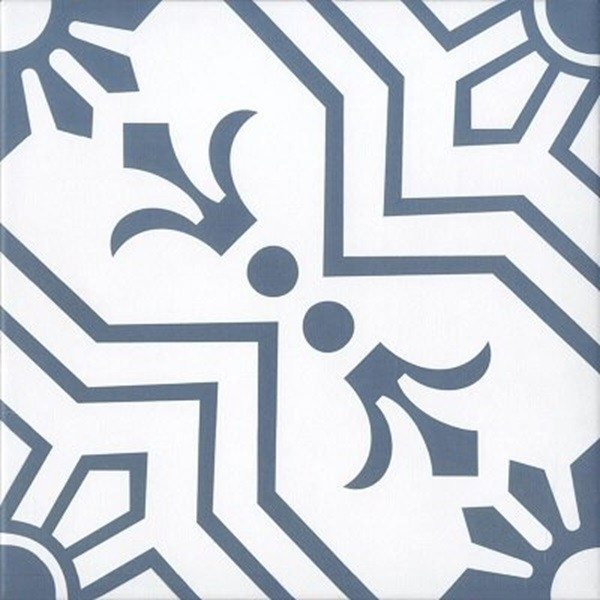 SAMOS BLUE MATT GLAZED PORCELAIN 20X20